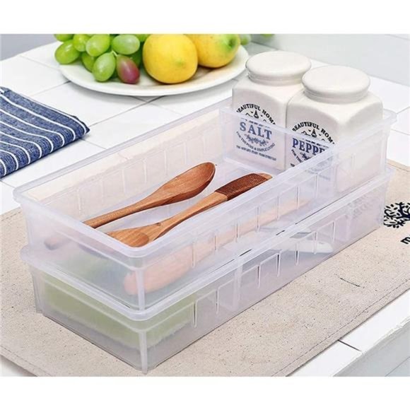 4 Pcs Desk Drawer Organizer Plastic Makeup Drawer Dividers Cosmetic Flatware - Picture 5 of 7